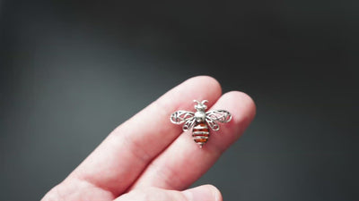 Baltic Amber Bee Pendant
