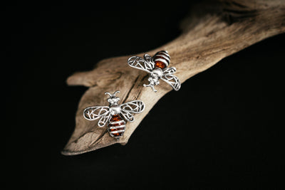 Baltic Amber Bee Pendant