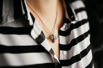 Baltic Amber Bee Pendant